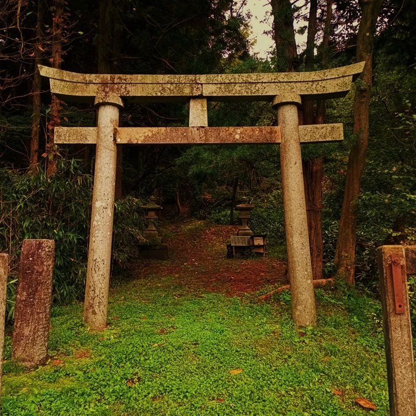 一の鳥居のアップ。