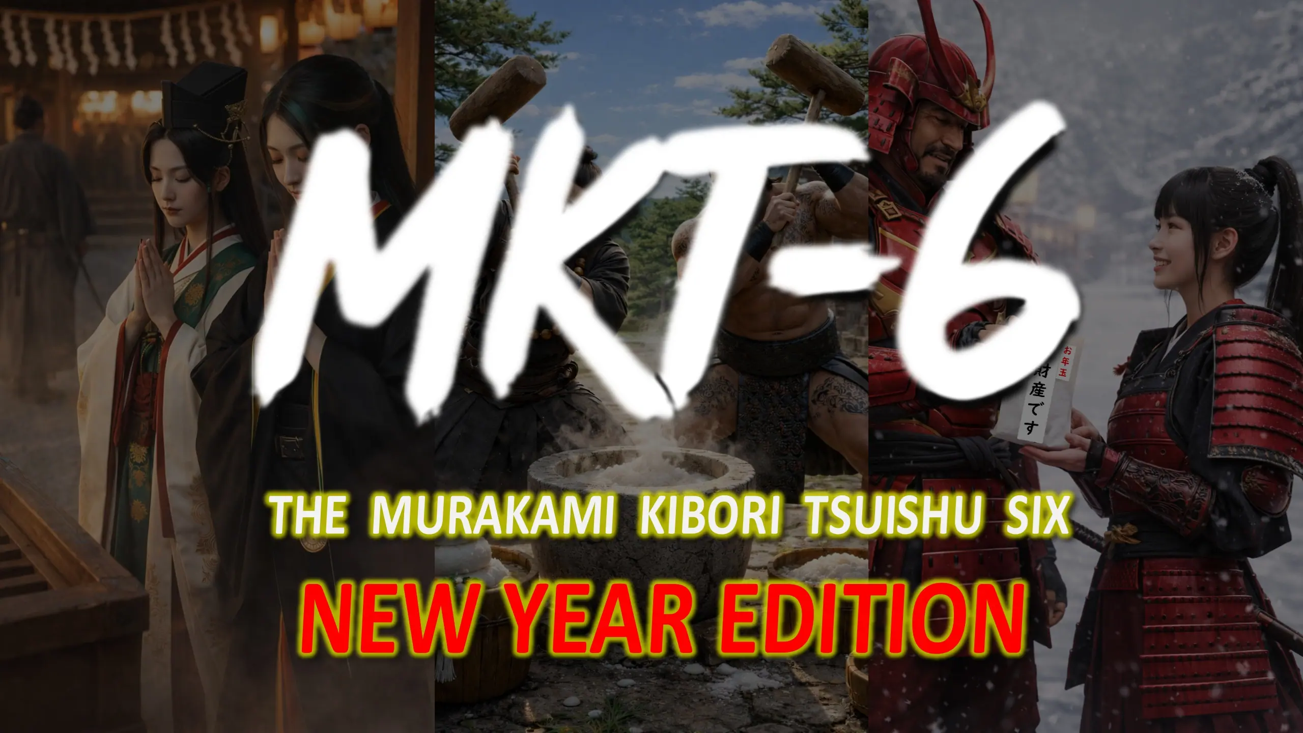 村上木彫堆朱｜6技法を擬人化 part3（MKT-6／ New Year Edition）