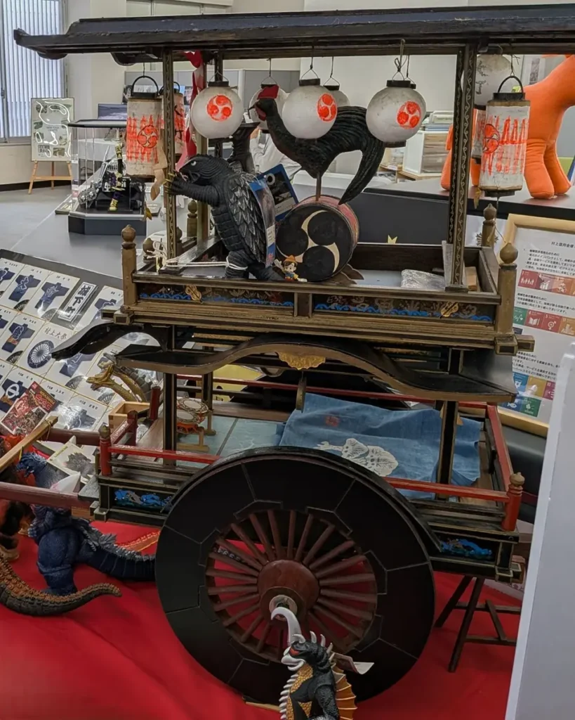 村上大祭のおしゃぎり屋台の模型