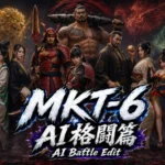 村上木彫堆朱をモチーフにした侍や忍者の対戦格闘ゲーム風