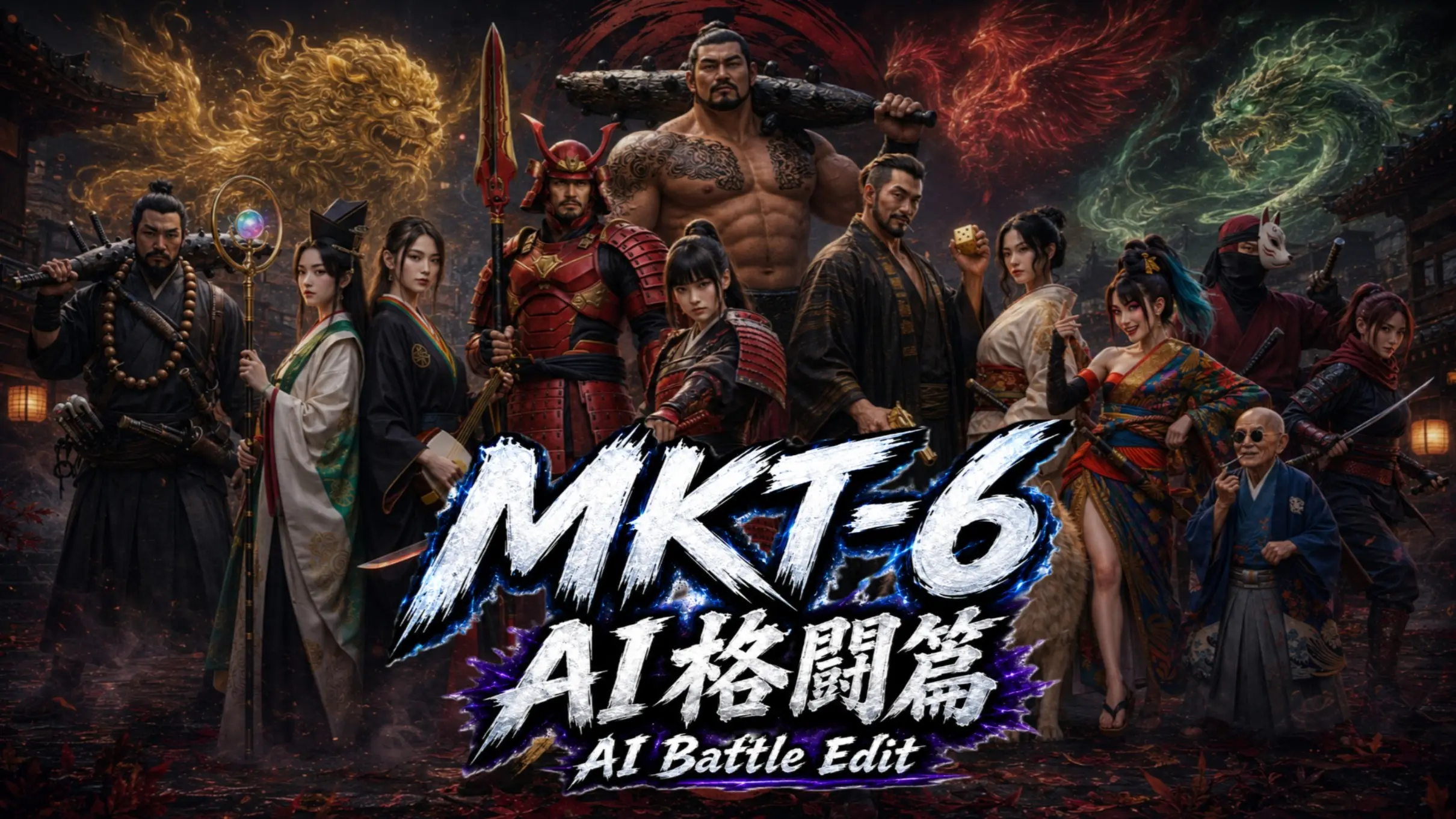 村上木彫堆朱｜6技法を擬人化 part4（MKT-6／格闘ゲーム風）