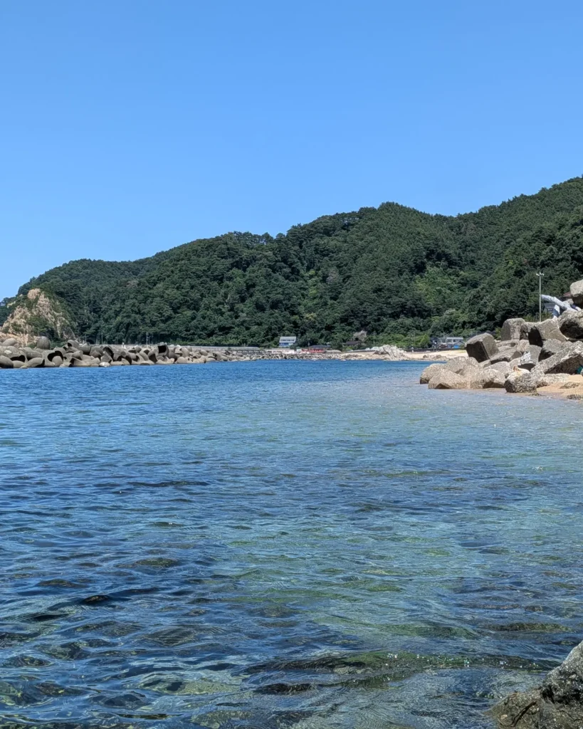 Sasagawa Nagare coastline in Murakami, Niigata